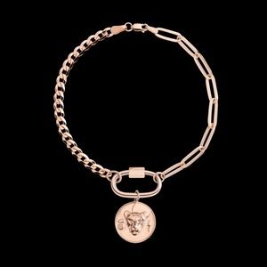 Aurate Lioness bracelet with charm. Collaboration with Kerry Washington